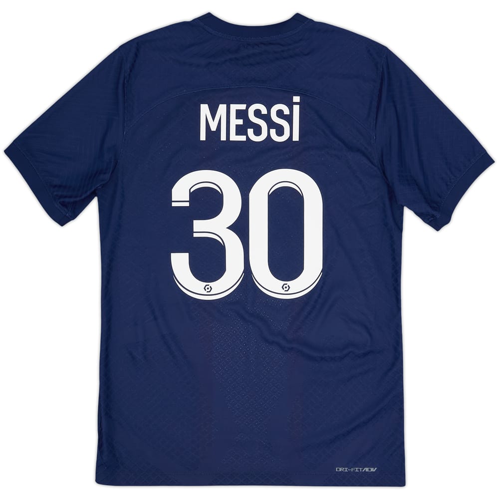 2022-23 Paris Saint-Germain Authentic Home Shirt Messi #30 - 8/10 - (S)