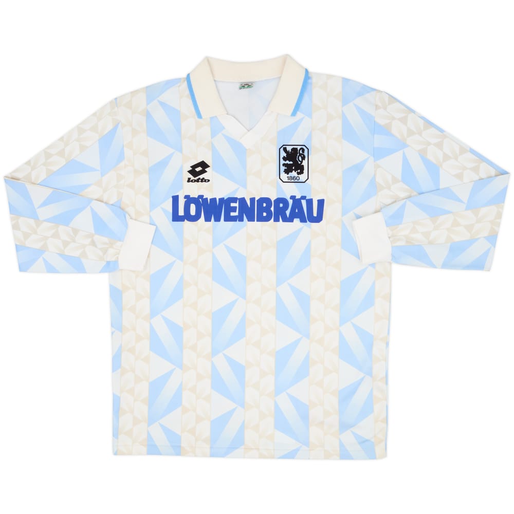1993-94 1860 Munich Home L/S Shirt - 8/10 - (L)