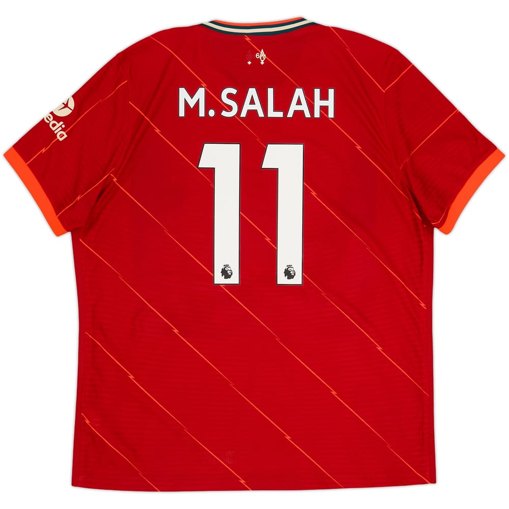 2021-22 Liverpool Authentic Home Shirt M.Salah #11 - 6/10 - (XL)