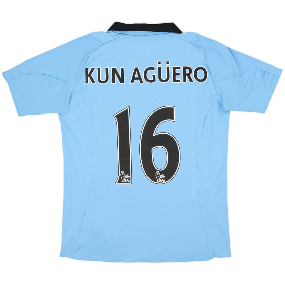 2012-13 Manchester City Home Shirt Kun Aguero #16 - 7/10 - (Women's L)