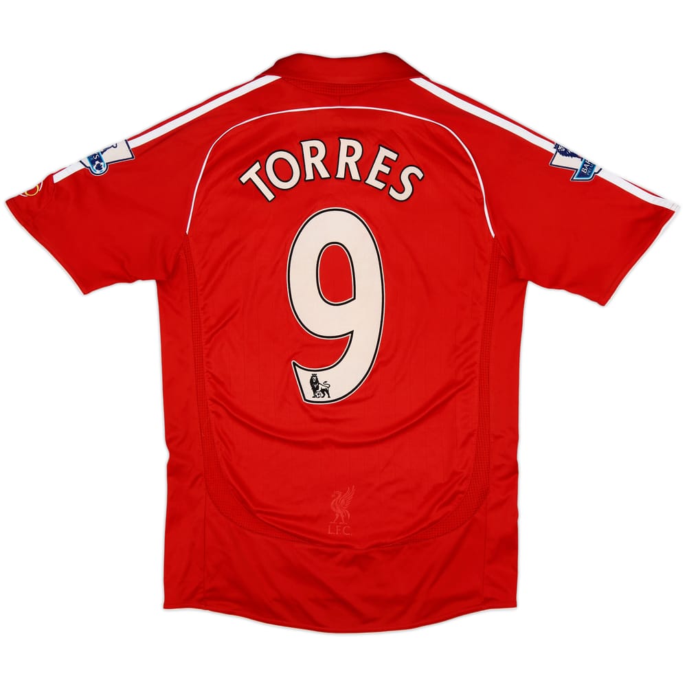 2006-08 Liverpool Home Shirt Torres #9 - 7/10 - (M)