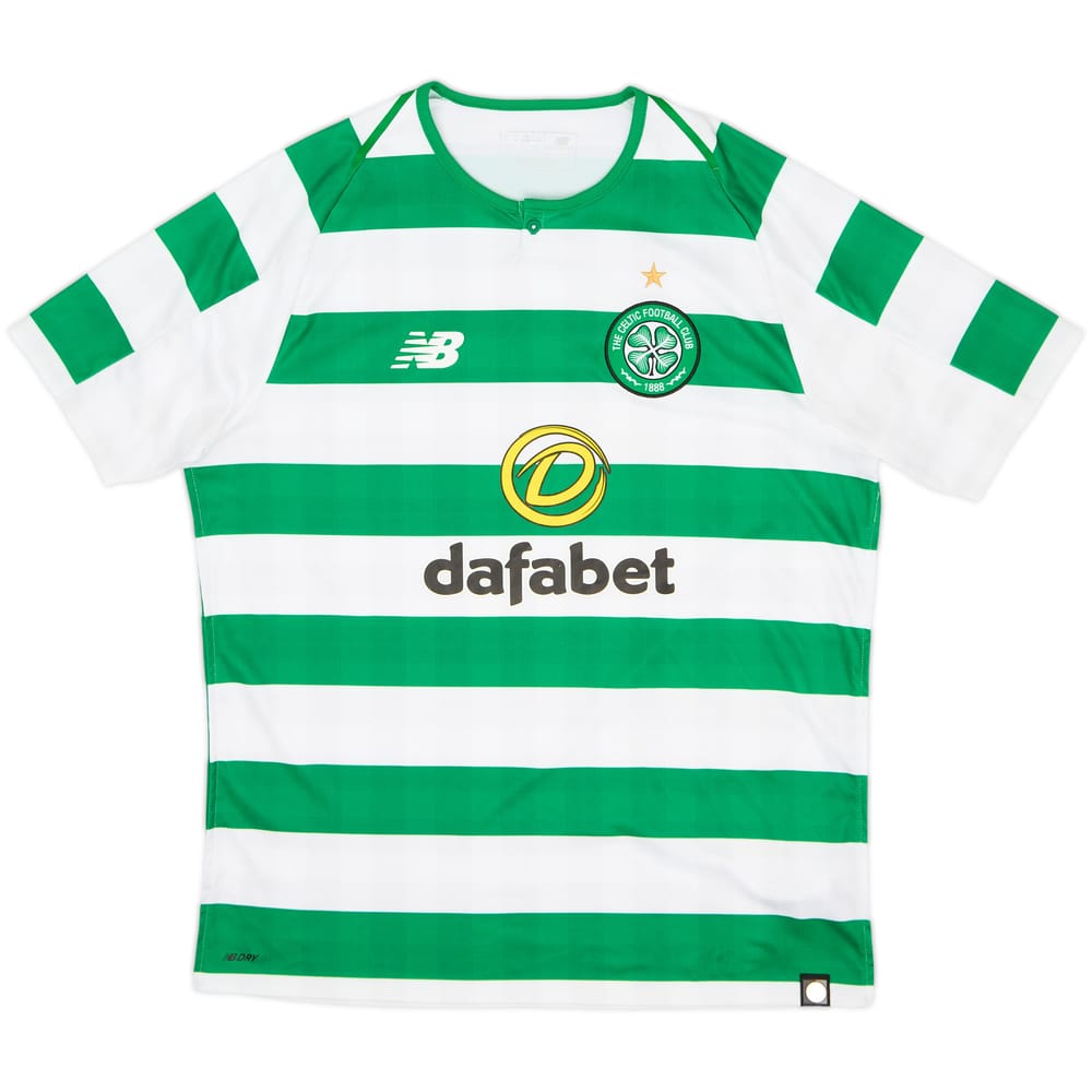 2018-19 Celtic Home Shirt - 7/10 - (M)