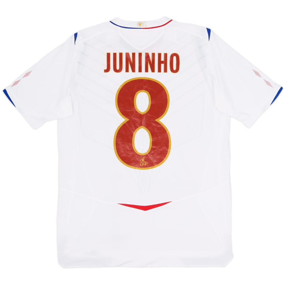 2008-09 Lyon Home Shirt Juninho #8 - 9/10 - (M)