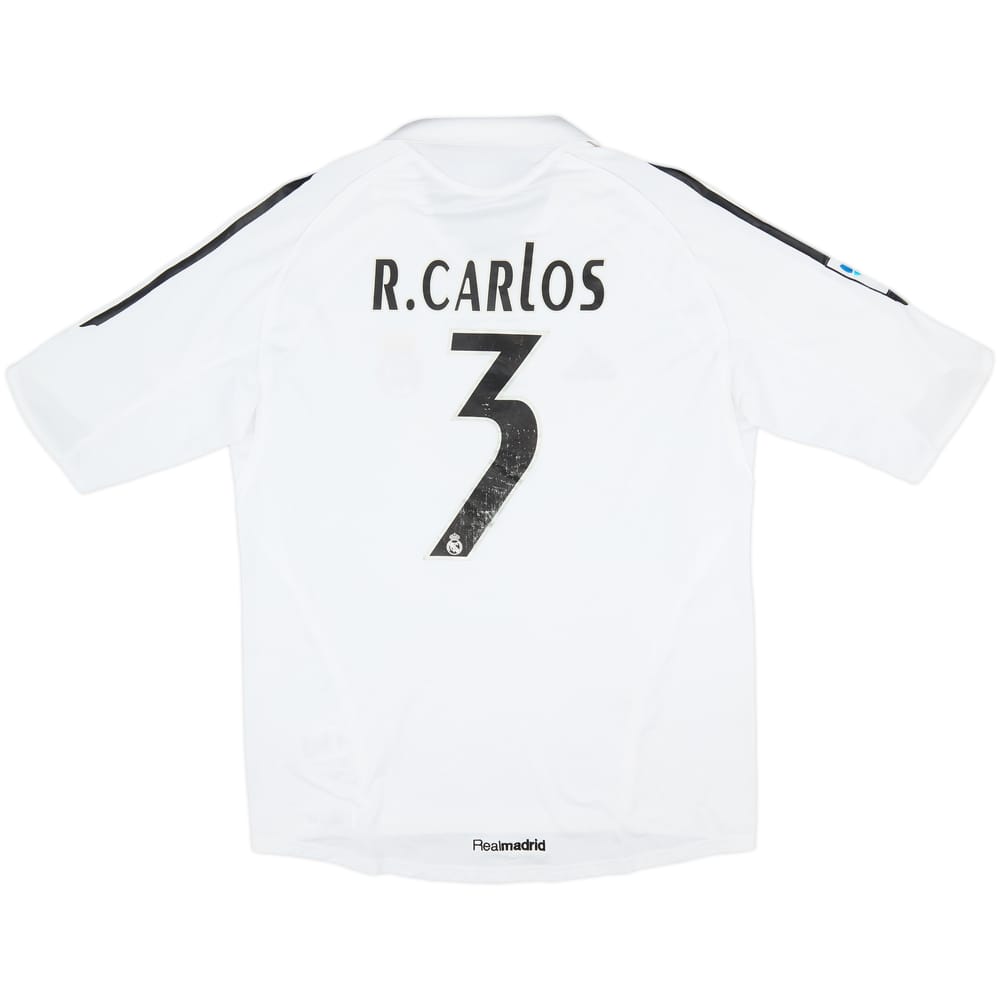 2005-06 Real Madrid Home Shirt R.Carlos #3 - 4/10 - (L)