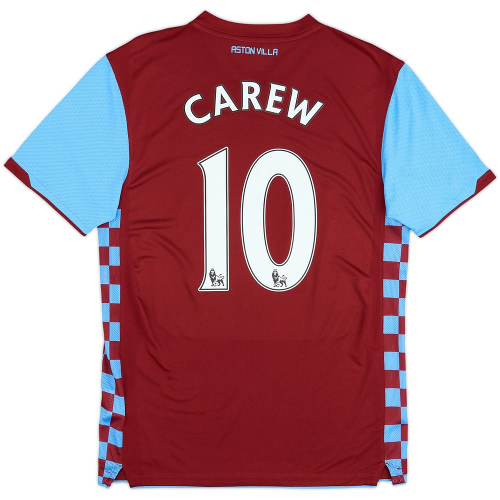2010-11 Aston Villa Home Shirt Carew #10 - 8/10 - (M)