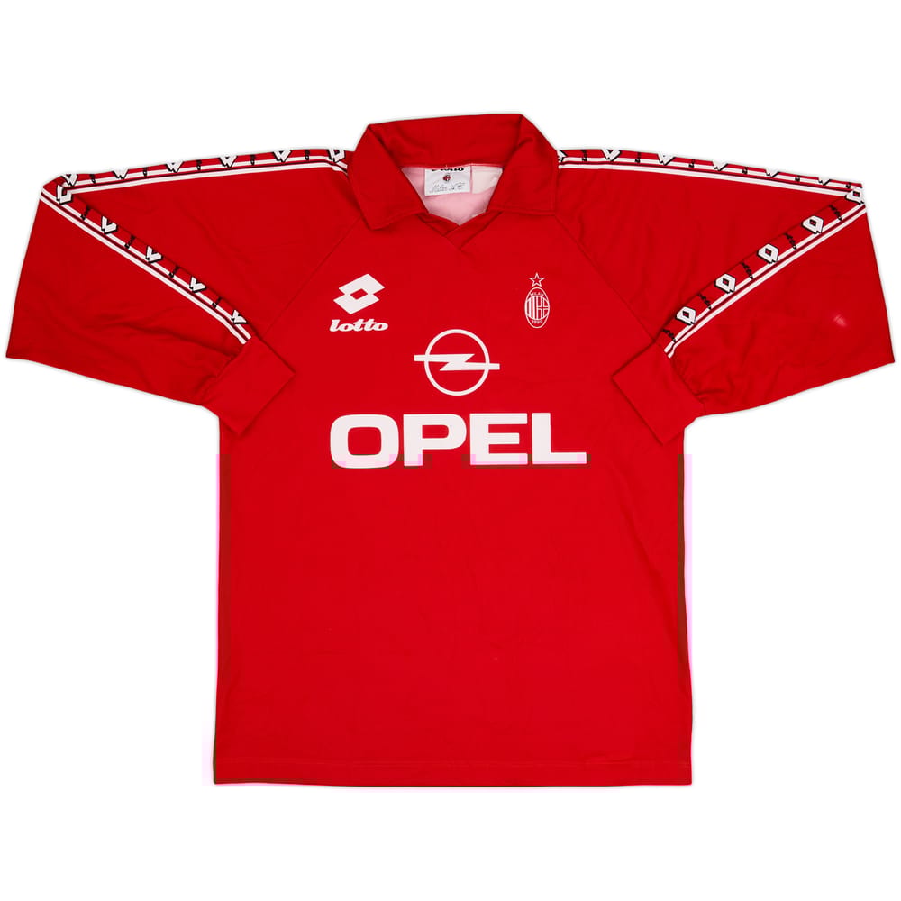 1995-96 AC Milan Lotto Training L/S Shirt - 9/10 - (L)