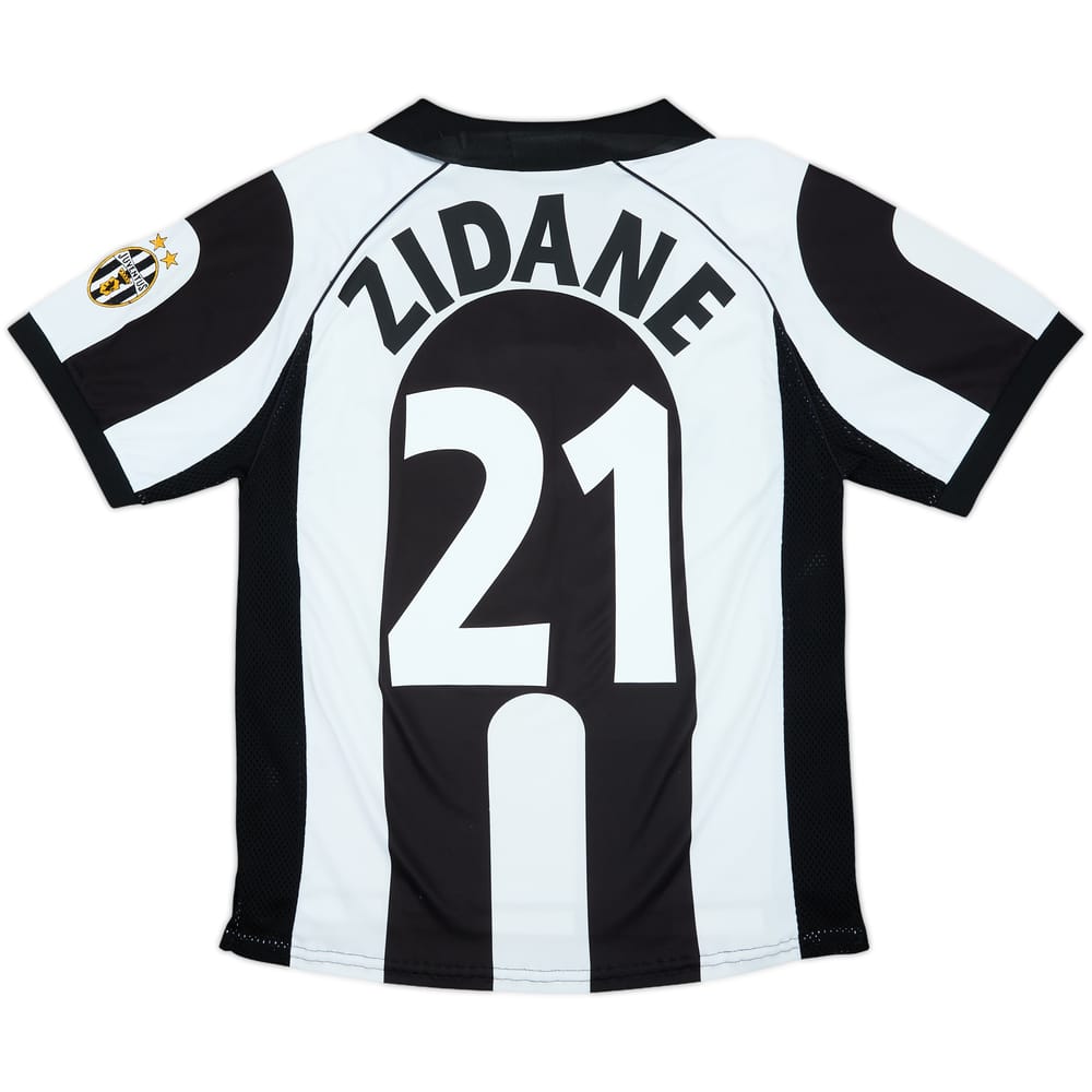 1997-98 Juventus Centenary Home Shirt Zidane #21 - 8/10 - (S)