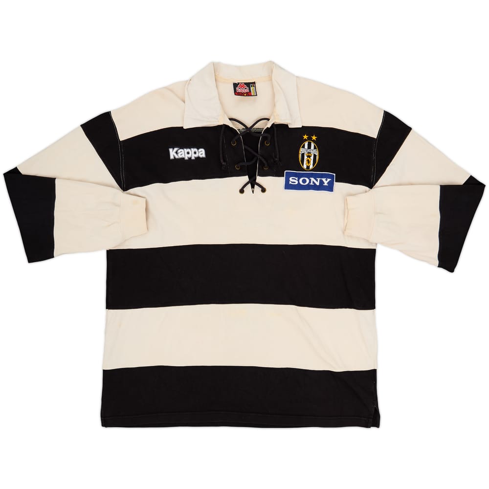 1997-98 Juventus Kappa Rugby Polo L/S Shirt - 8/10 - (XL)