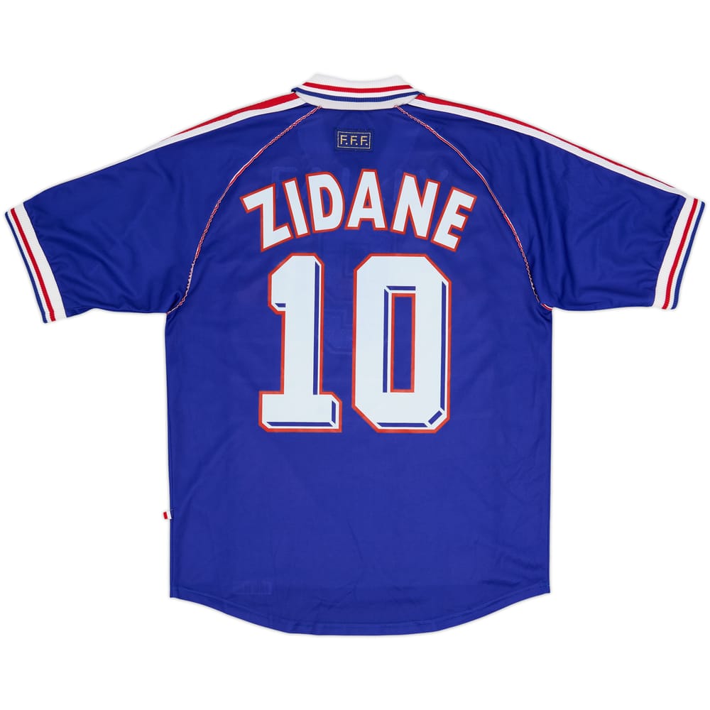 1998-00 France Home Shirt Zidane #10 - 5/10 - (M)