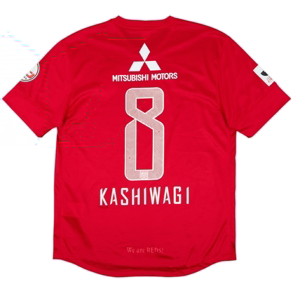 2013-14 Urawa Red Diamonds Home Shirt Kashiwagi #8 - 7/10 - (L)
