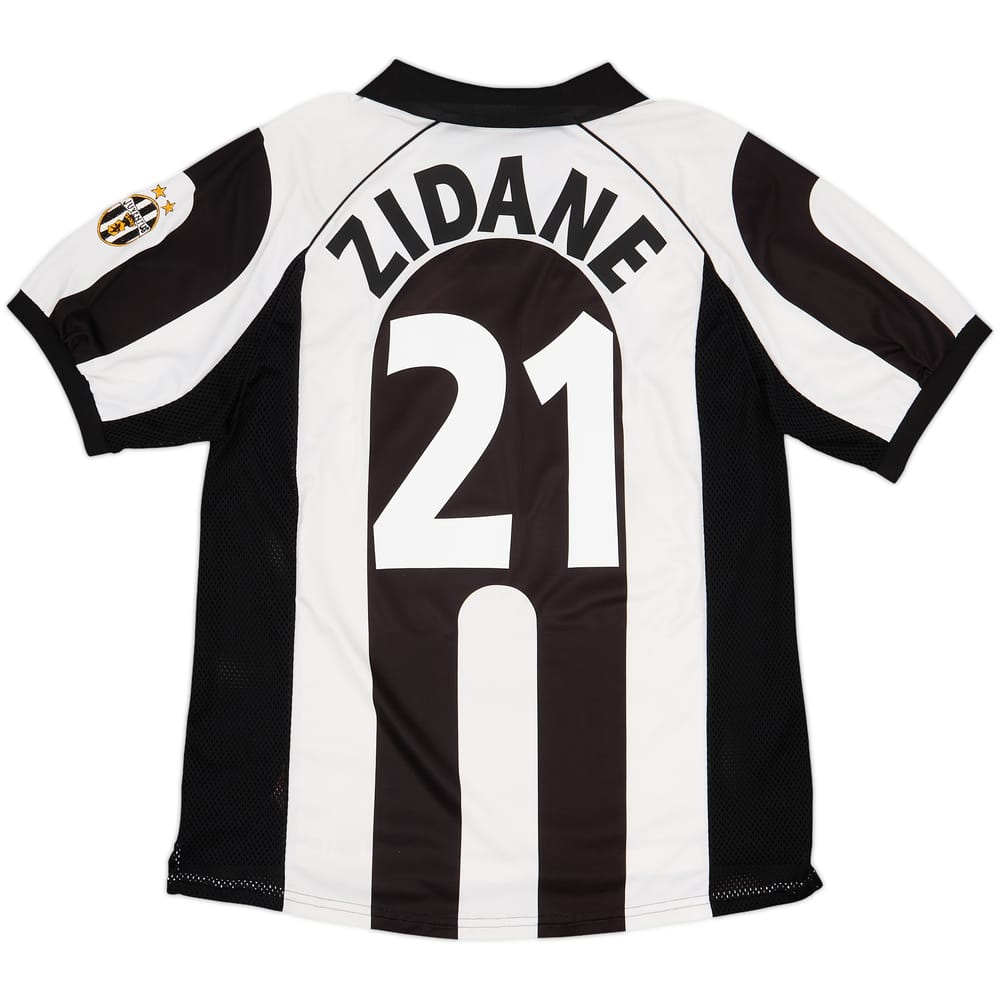 1997-98 Juventus Centenary Home Shirt Zidane #21 - 8/10 - (XL)