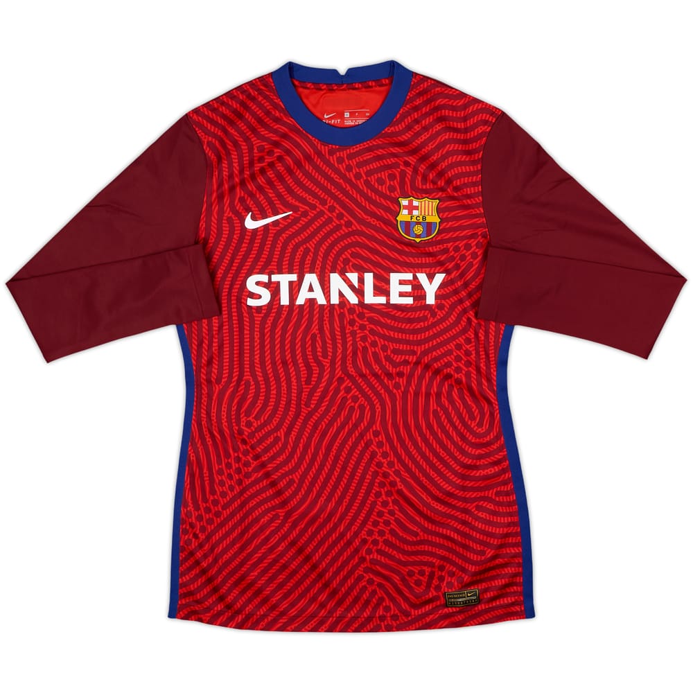 2020-21 Barcelona Women's Authentic GK Shirt - 10/10 - (S)