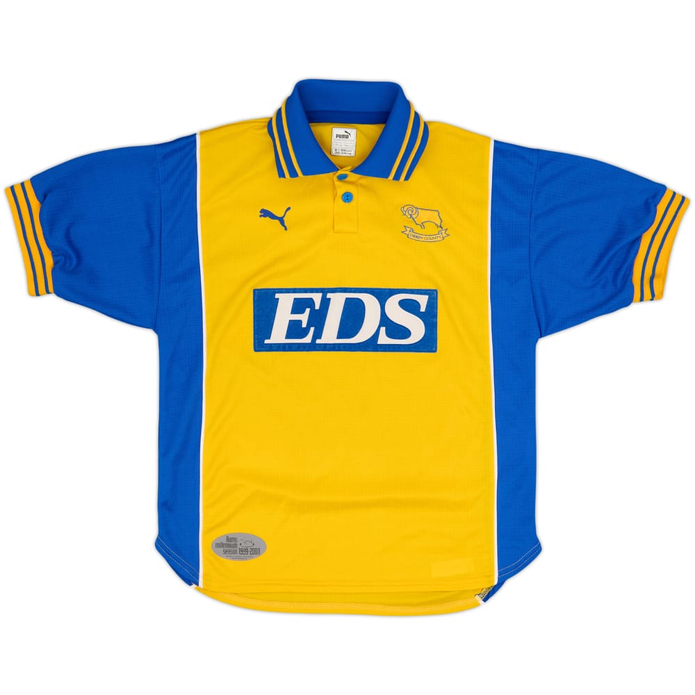 1999-01 Derby County Away Shirt - 8/10 - (XL.Boys)