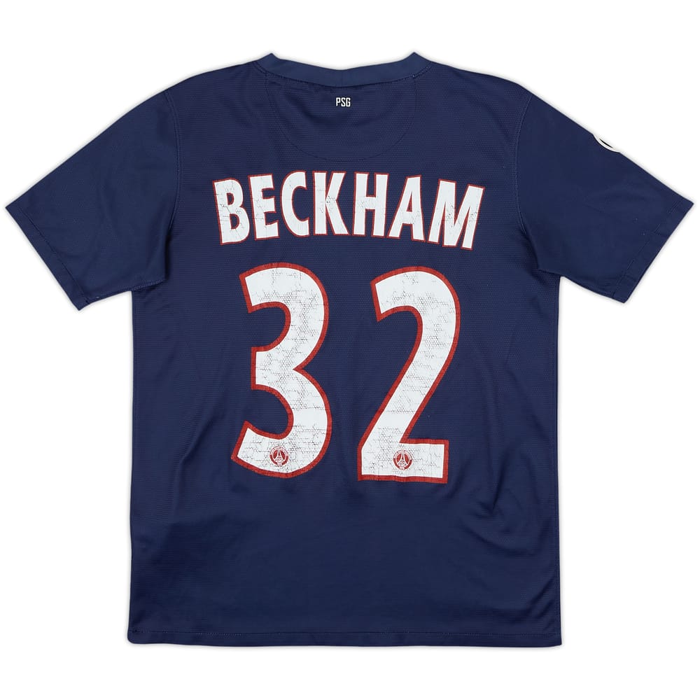 2012-13 Paris Saint-Germain Home Shirt Beckham #32 - 5/10 - (XL.Boys)
