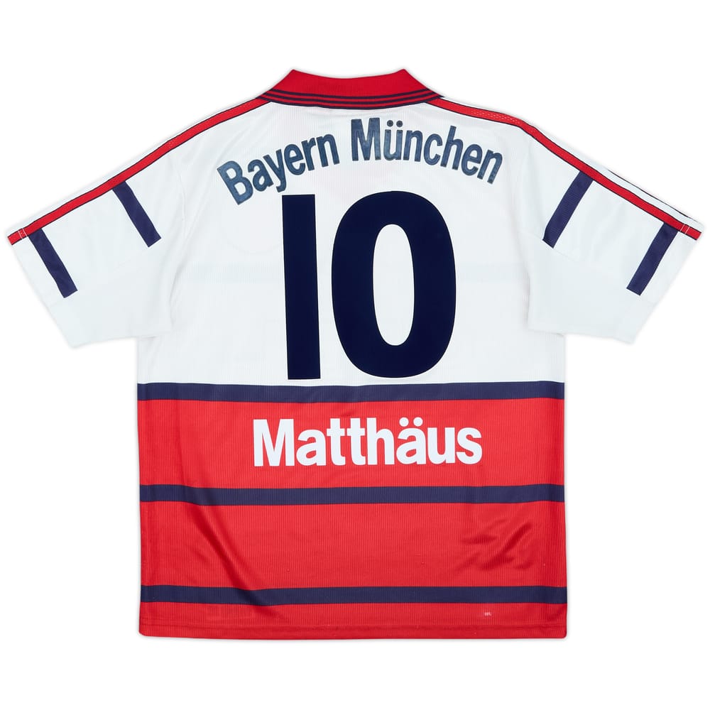 1998-00 Bayern Munich Away Shirt Matthaus #10 - 8/10 - (XL.Boys)
