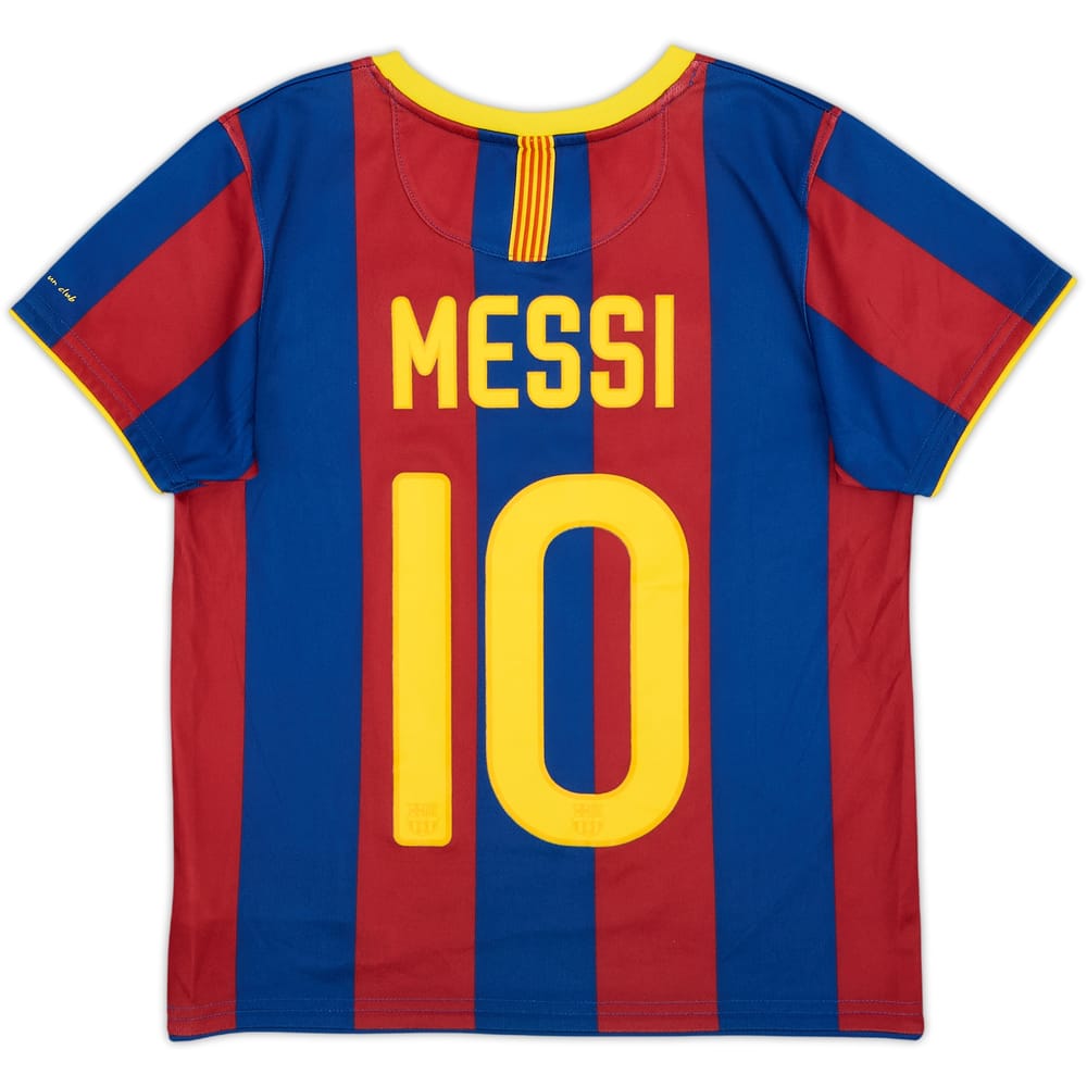 2010-11 Barcelona Home Shirt Messi #10 - 8/10 - (6-7 Years)