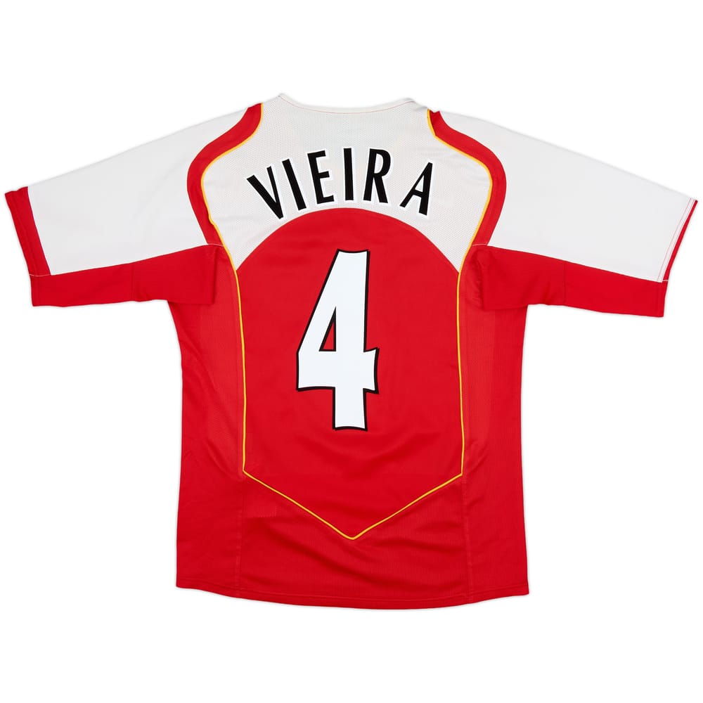 2004-05 Arsenal Home Shirt Vieira #4 - 8/10 - (S)