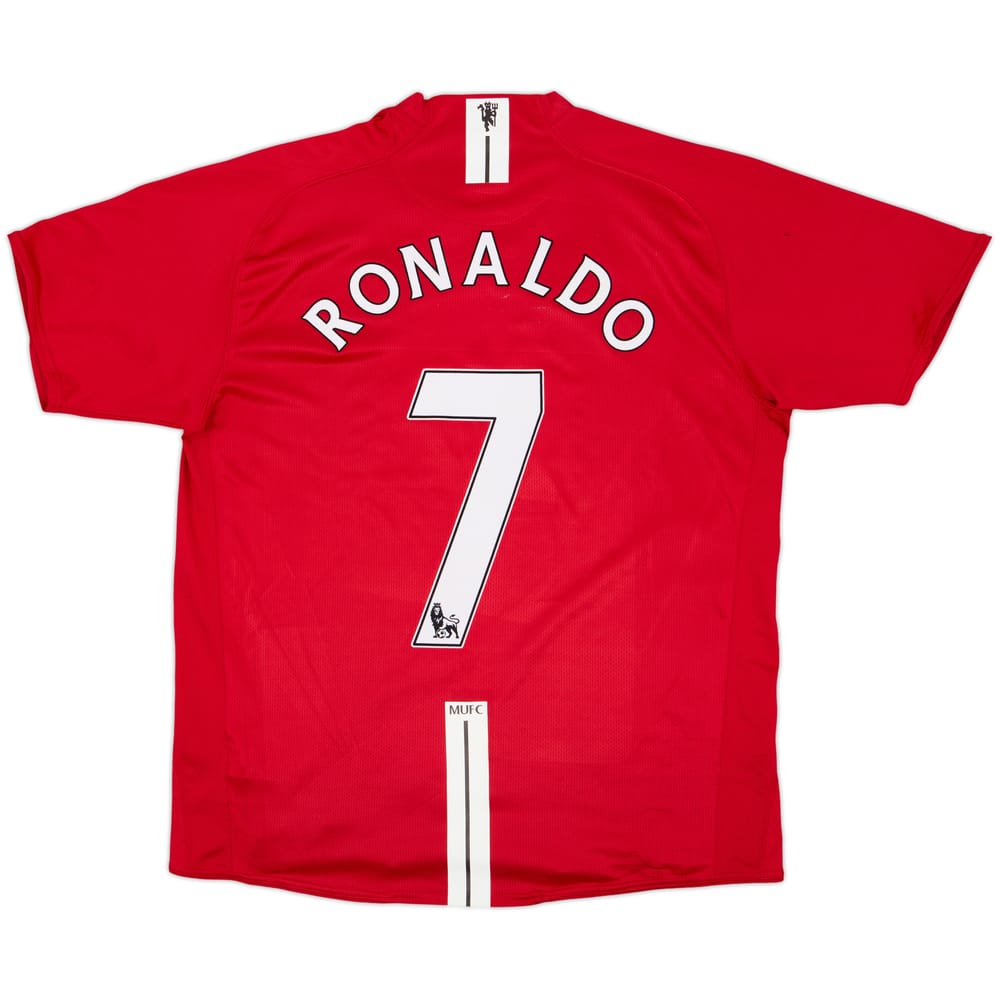 2007-09 Manchester United Home Shirt Ronaldo #7 - 5/10 - (XL)