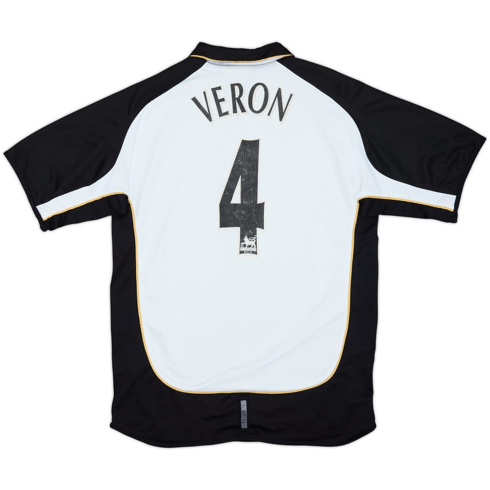2001-02 Manchester United Centenary Away/Third Shirt Veron #4 - 6/10 - (L)