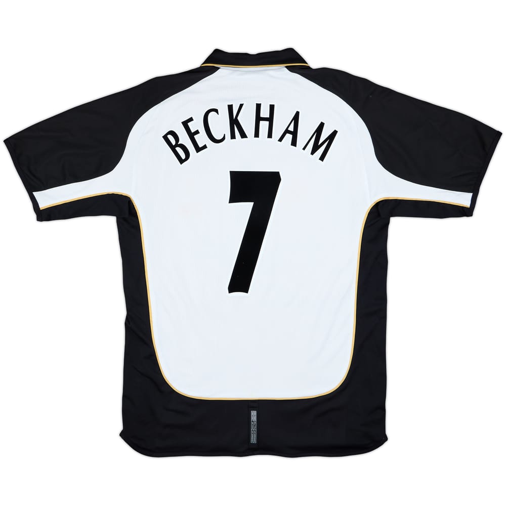 2001-02 Manchester United Centenary Away/Third Shirt Beckham #7 - 8/10 - (L)