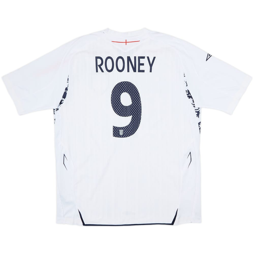 2007-09 England Home Shirt Rooney #9 - 5/10 - (XL)