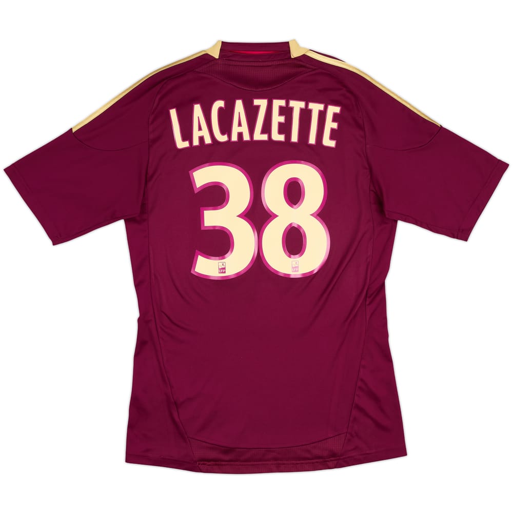 2010-11 Lyon Away Shirt Lacazette #38 - 8/10 - (S)