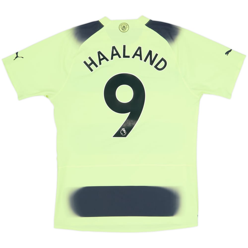 2022-23 Manchester City Authentic Third Shirt Haaland #9 - 8/10 - (M)