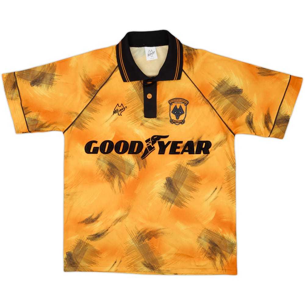 1992-93 Wolves Home Shirt - 8/10 - (M)