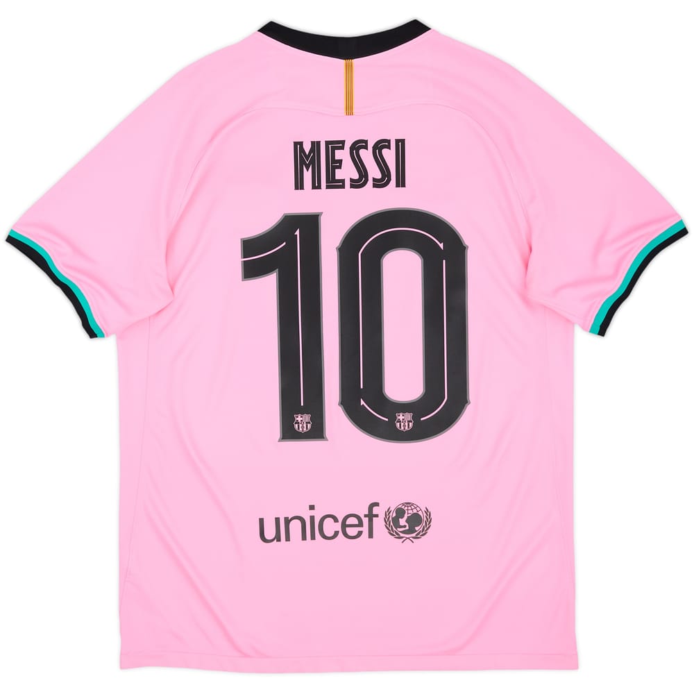 2020-21 Barcelona Third Shirt Messi #10 - 8/10 - (L)