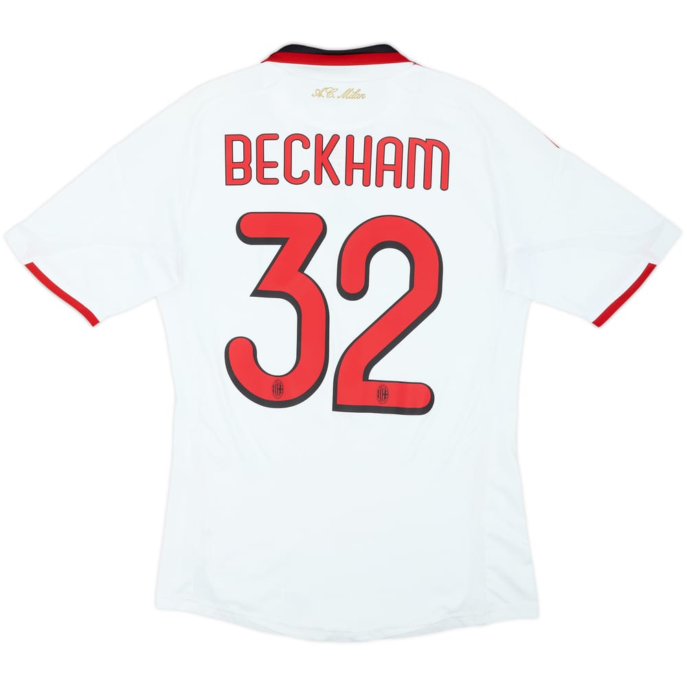 2009-10 AC Milan Away Shirt Beckham #32 - 6/10 - (S)