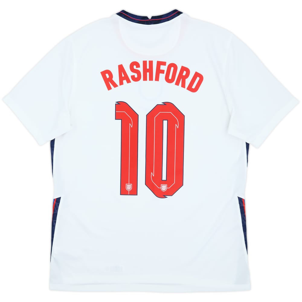 2020-22 England Home Shirt Rashford #10 - 10/10 - (L)