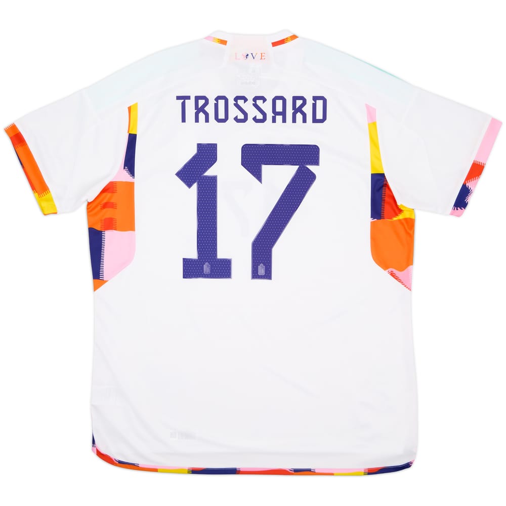 2022-23 Belgium Away Shirt Trossard #17 (XL)