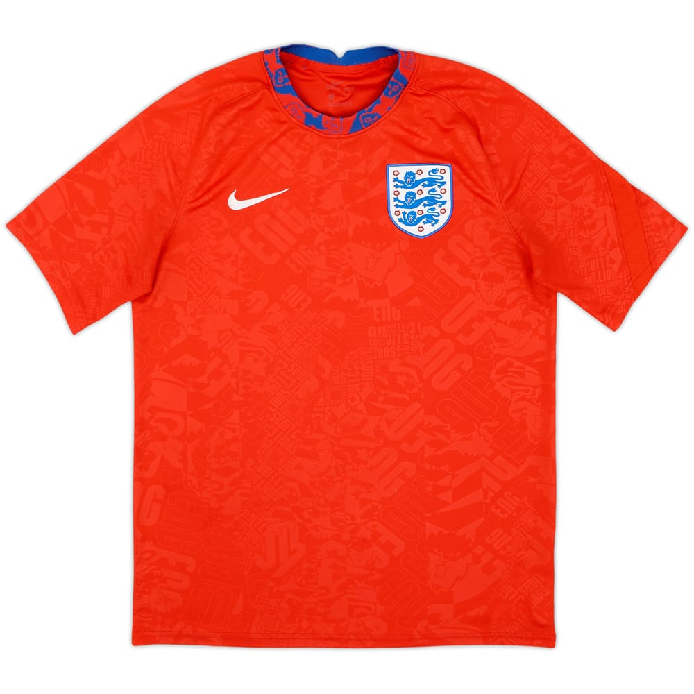 2020-21 England Nike Training Shirt - 8/10 - (M)