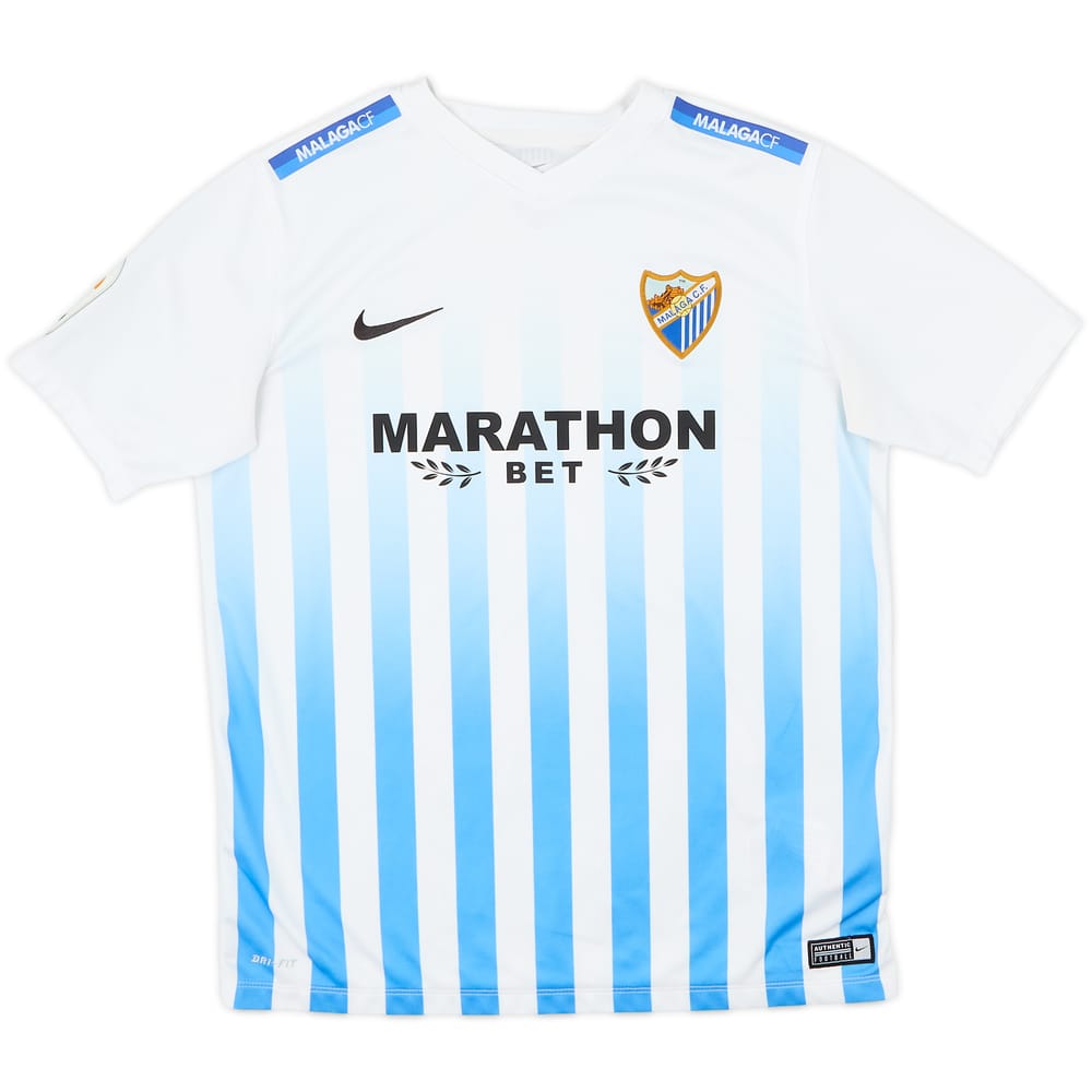 2016-17 Malaga Home Shirt - 8/10 - (XL.Boys)