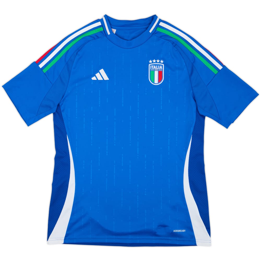 2024-25 Italy Home Shirt - 8/10 - (XL.Boys)