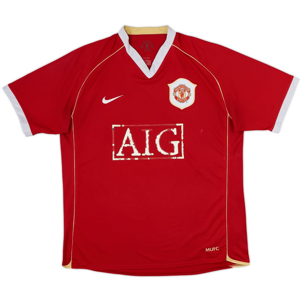 2006-07 Manchester United Home Shirt - 4/10 - (L)
