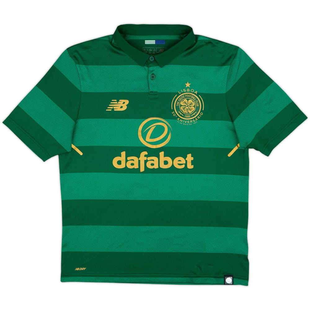 2017-18 Celtic 'Lisbon Lions 50th Anniversary' Away Shirt - 8/10 - (M)