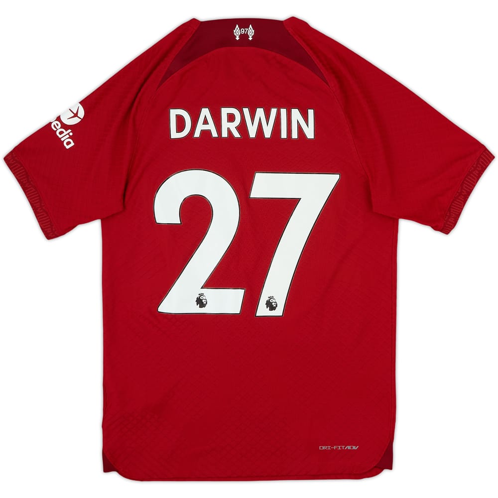 2022-23 Liverpool Authentic Home Shirt Darwin #9 - 9/10 - (S)