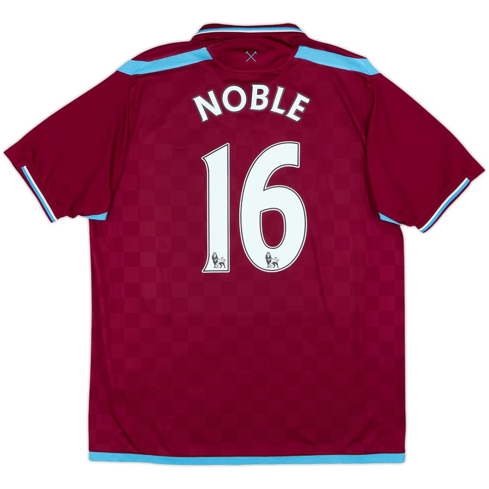 2009-10 West Ham Home Shirt Noble #16 - 8/10 - (L)