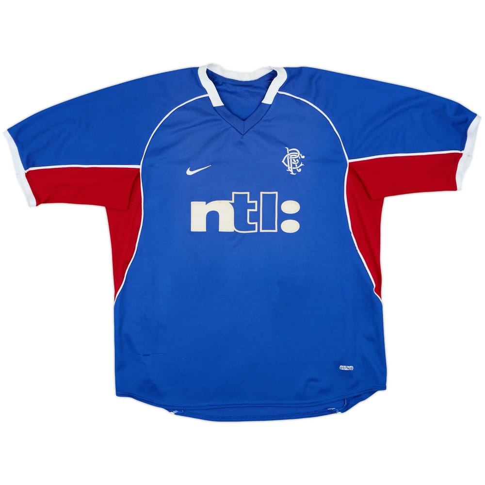 2001-02 Rangers Home Shirt - 6/10 - (L)