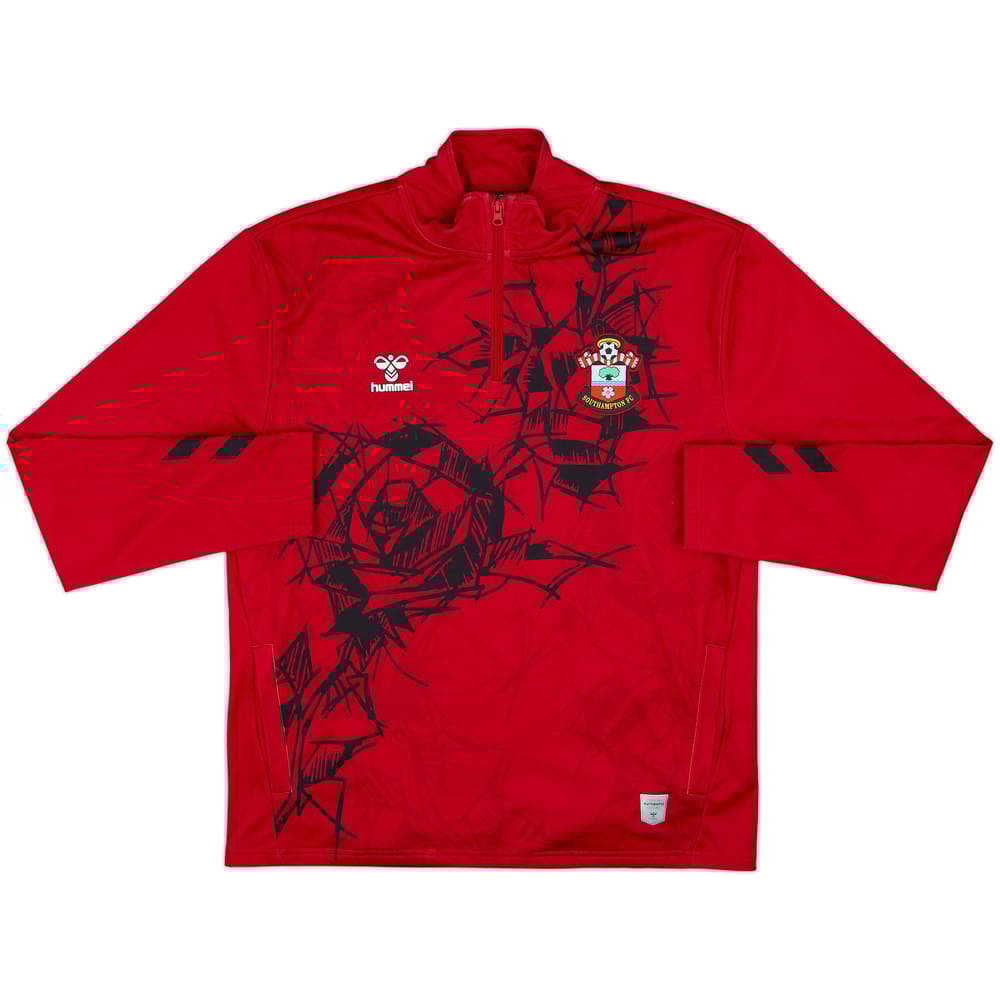 2021-22 Southampton Hummel 1/4 Zip Drill Top - 8/10 - (L)