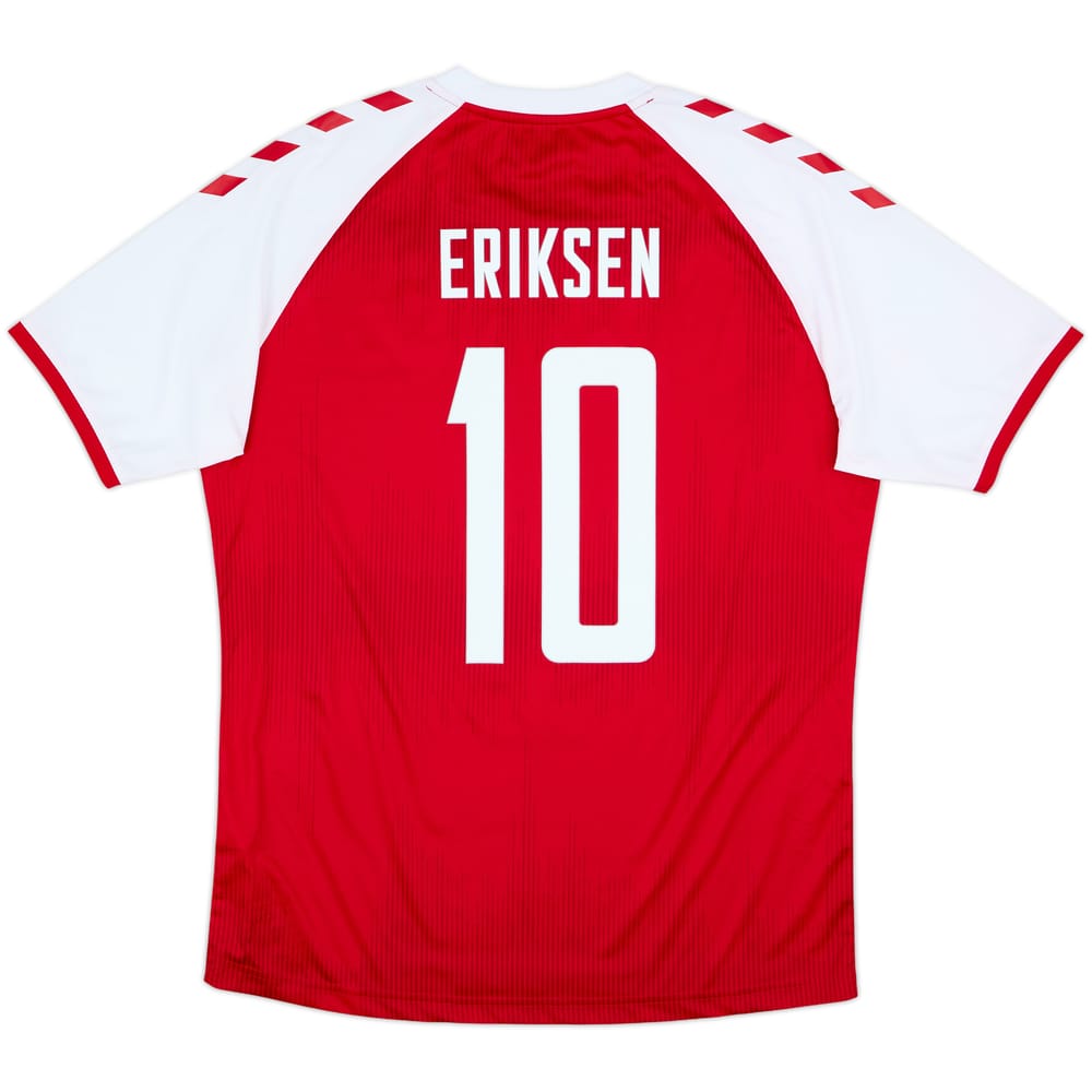 2020-21 Denmark Home Shirt Eriksen #10 - 10/10 - (XL)