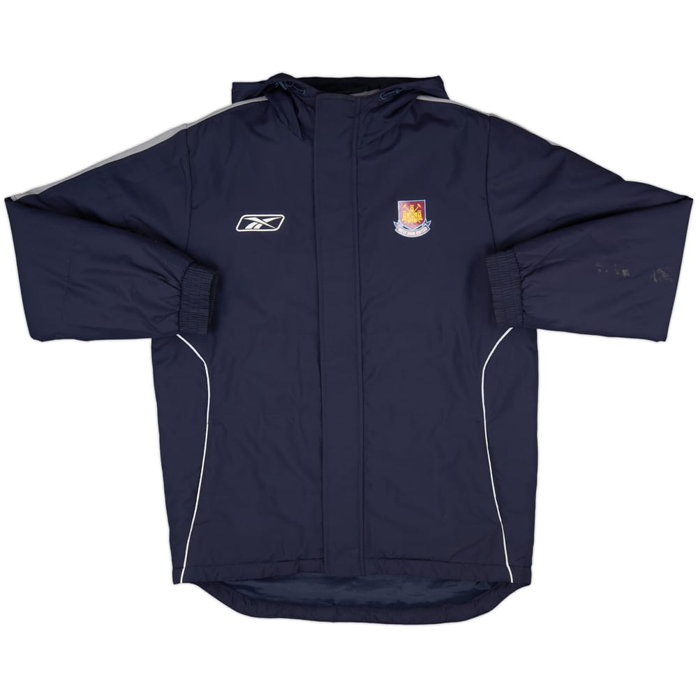 2004-05 West Ham Reebok Padded Bench Coat - 8/10 - (S)