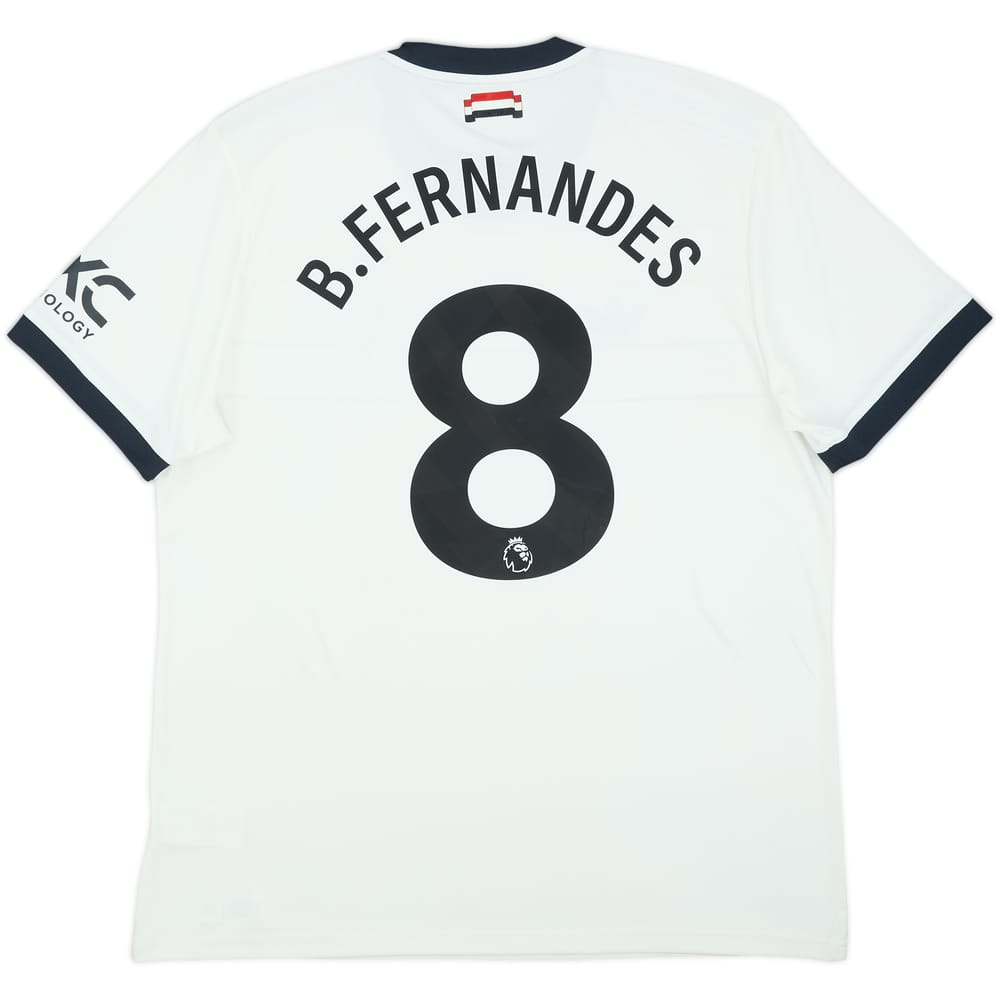 2024-25 Manchester United Third Shirt B.Fernandes #8 - 8/10 - (XL)