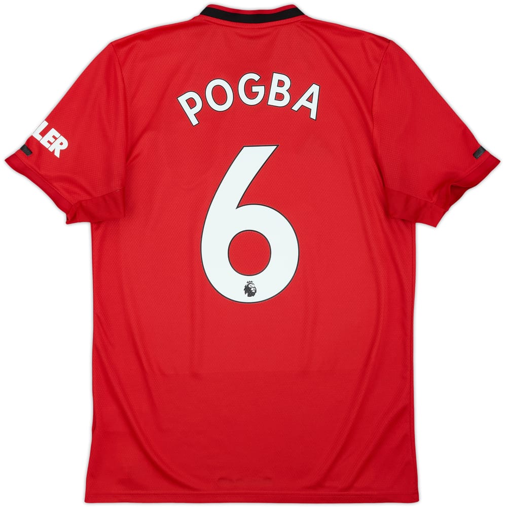 2019-20 Manchester United Home Shirt Pogba #6 - 6/10 - (M)