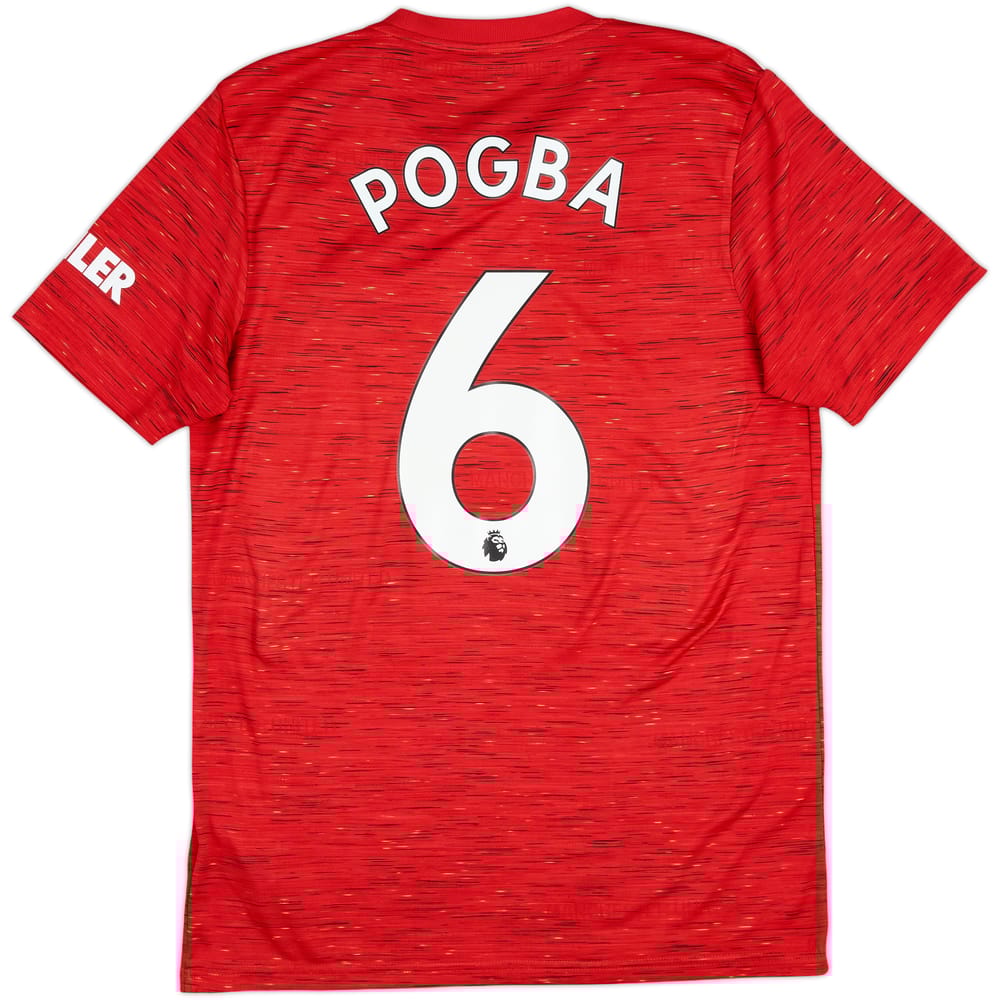 2020-21 Manchester United Home Shirt Pogba #6 - 8/10 - (M)