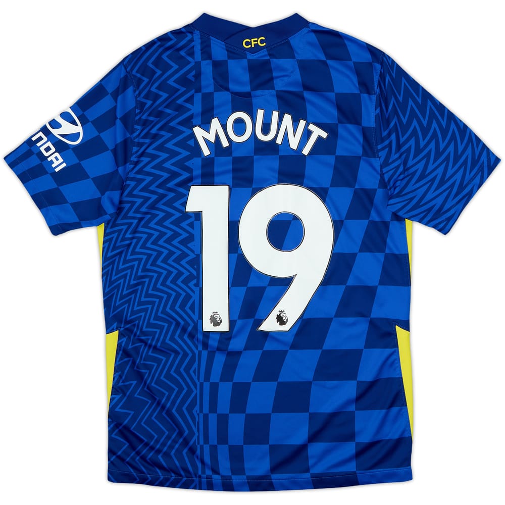 2021-22 Chelsea Home Shirt Mount #19 - 9/10 - (M)