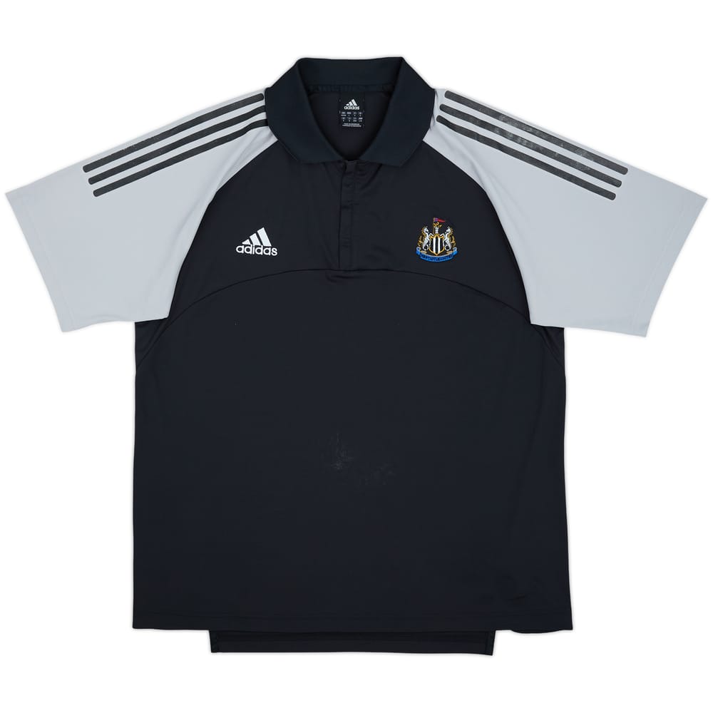 2002-03 Newcastle United adidas 1/4 Zip Polo Shirt - 7/10 - (L/XL)