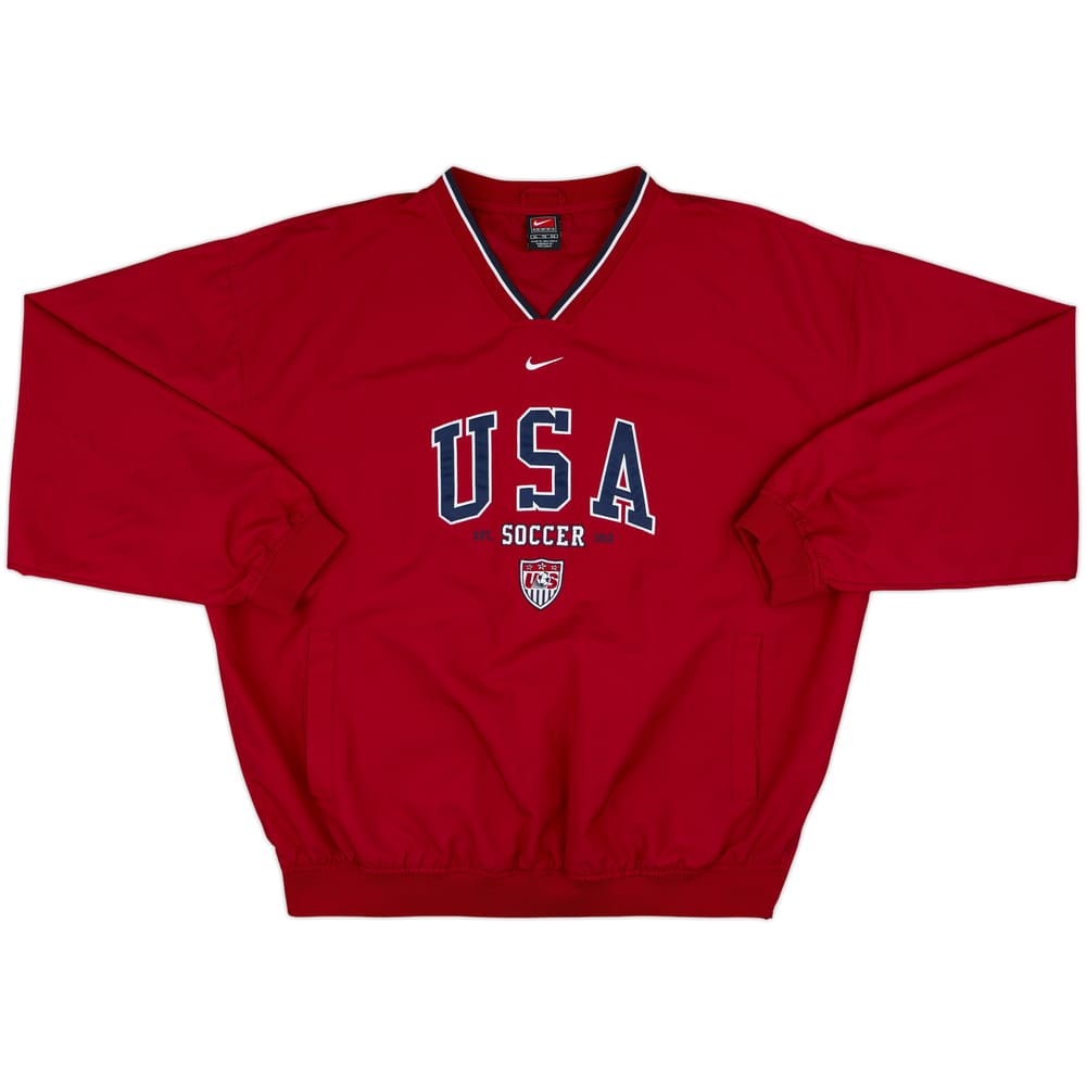 2002-03 USA Nike Drill Top - 10/10 - (XL)