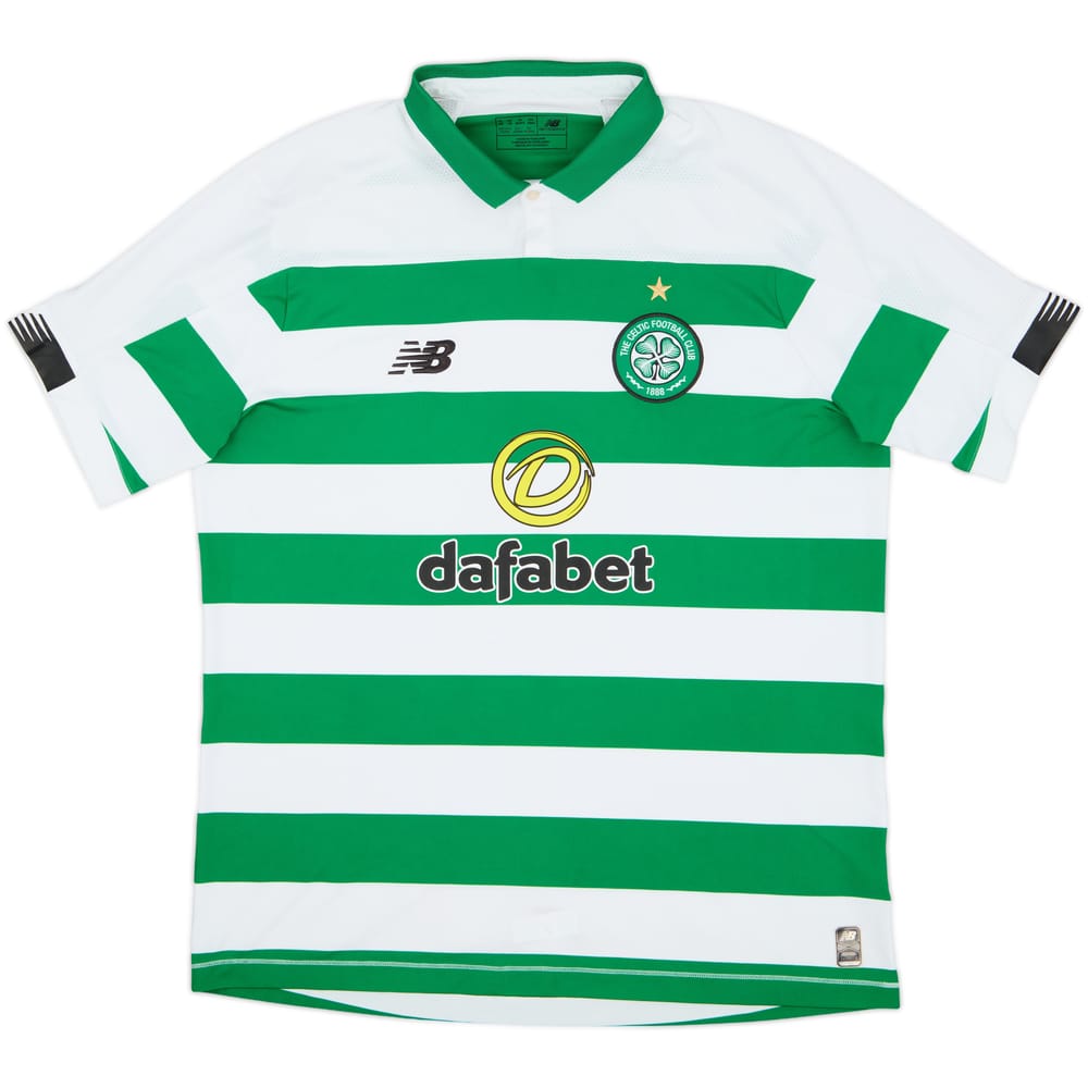 2018-19 Celtic Home Shirt - 7/10 - (XL)